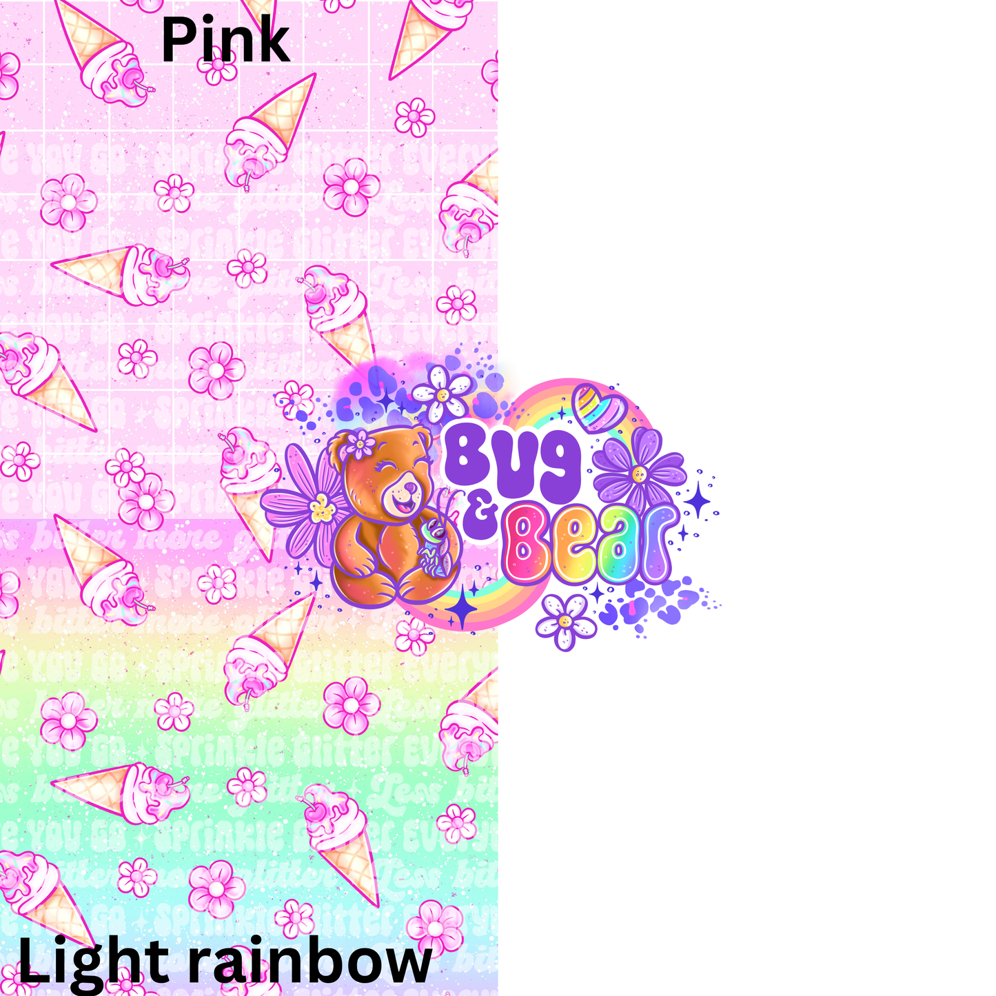 ice cream cones (pick color)