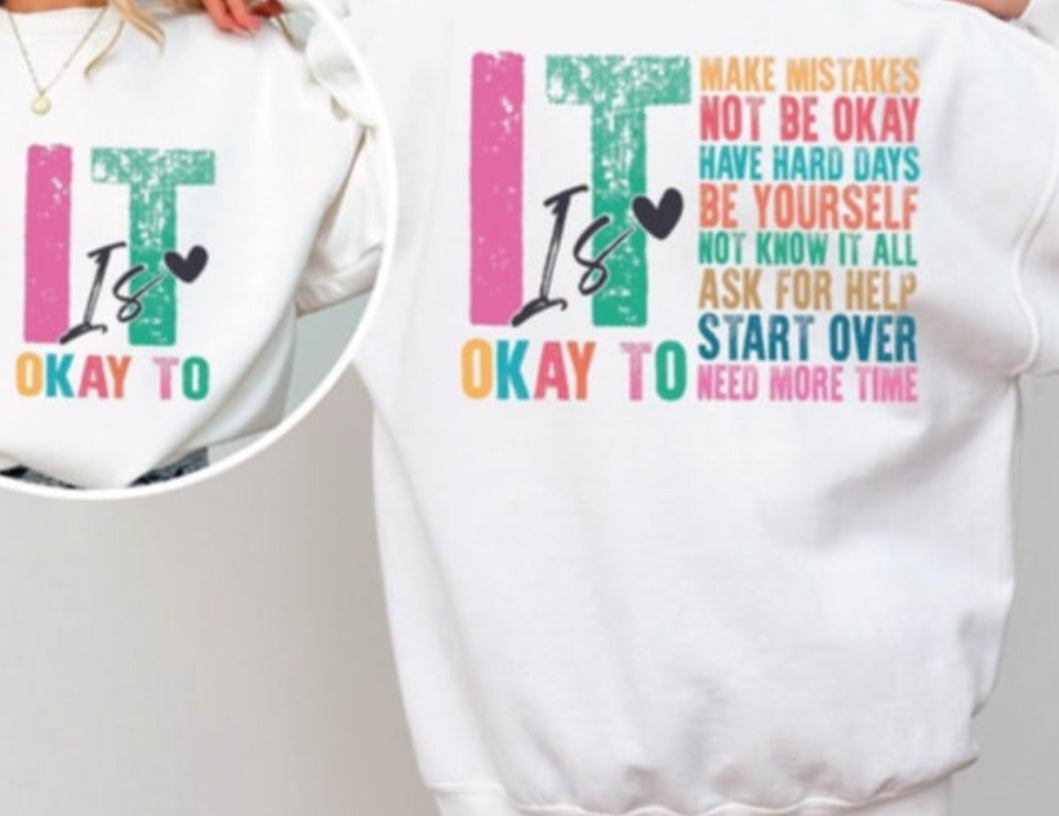 It is okay, front and back