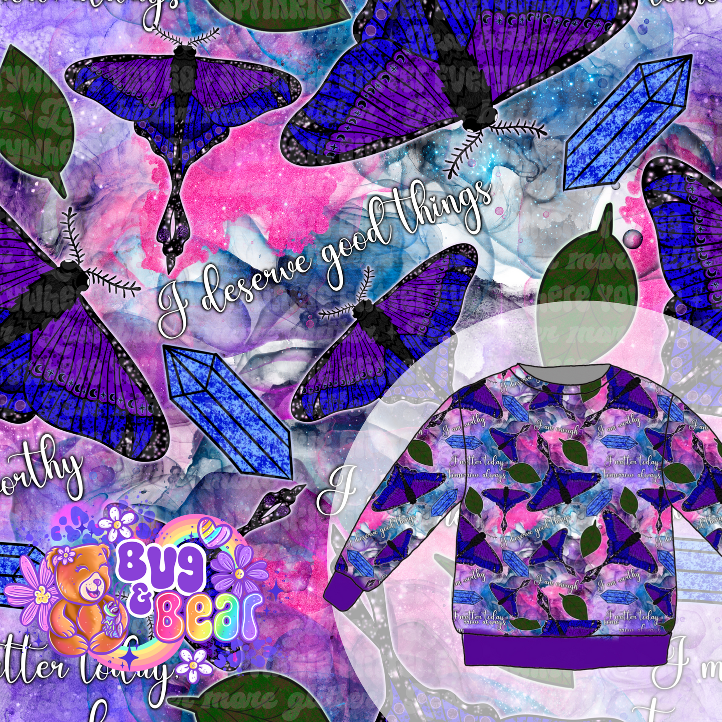 Purple moths