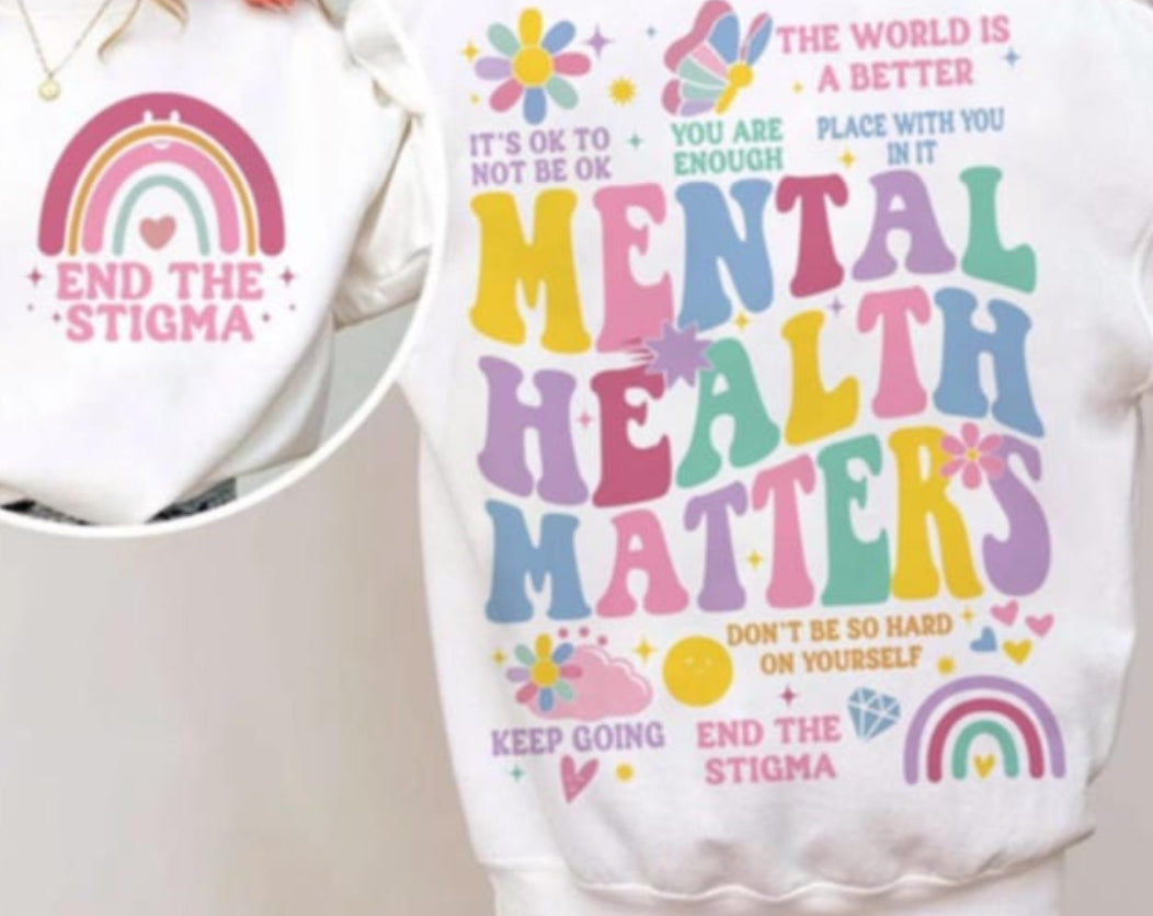 End the stigma, front and back