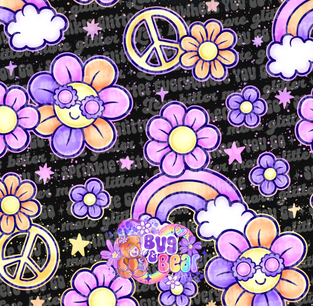Groovy flowers (pick color)