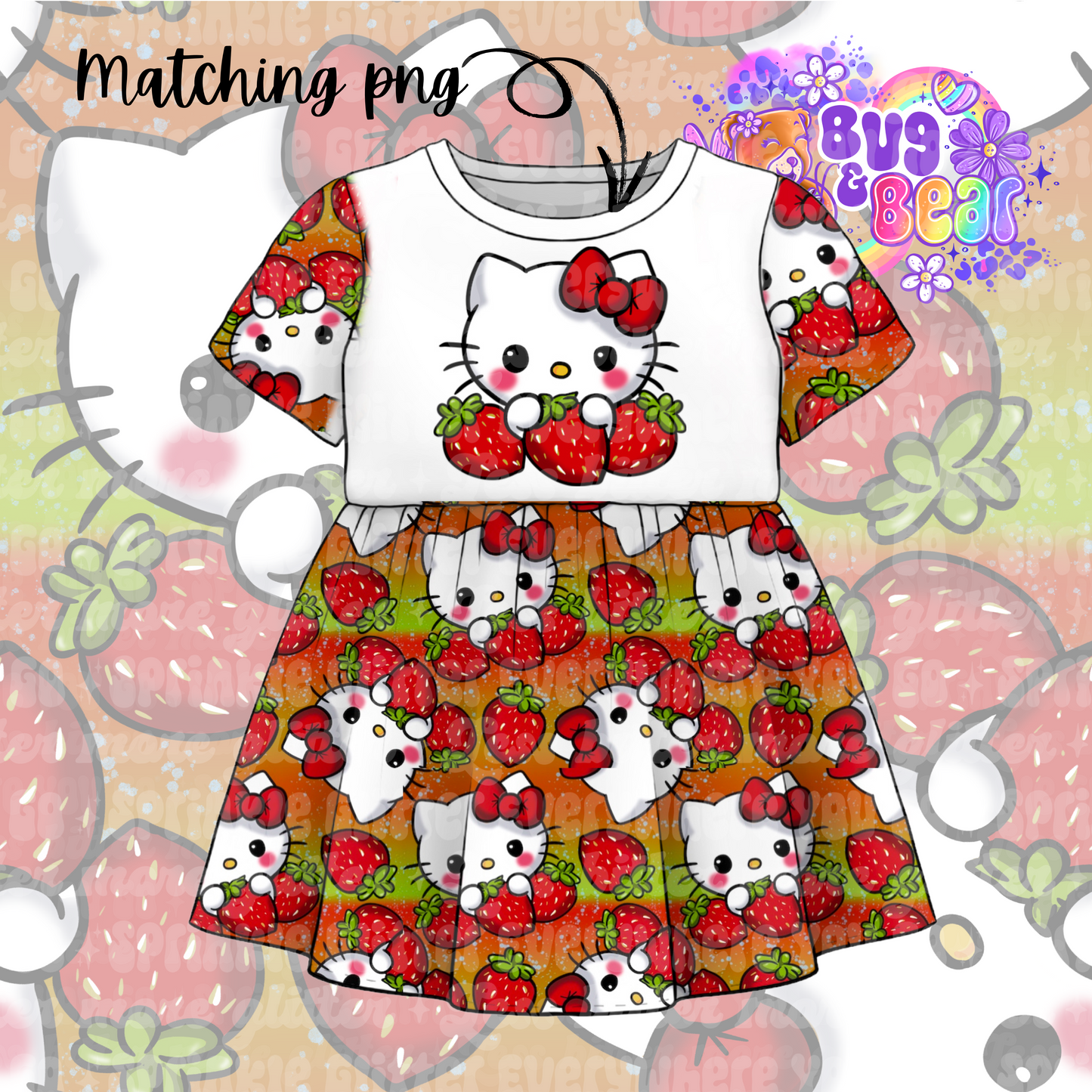 Strawberry kitty
