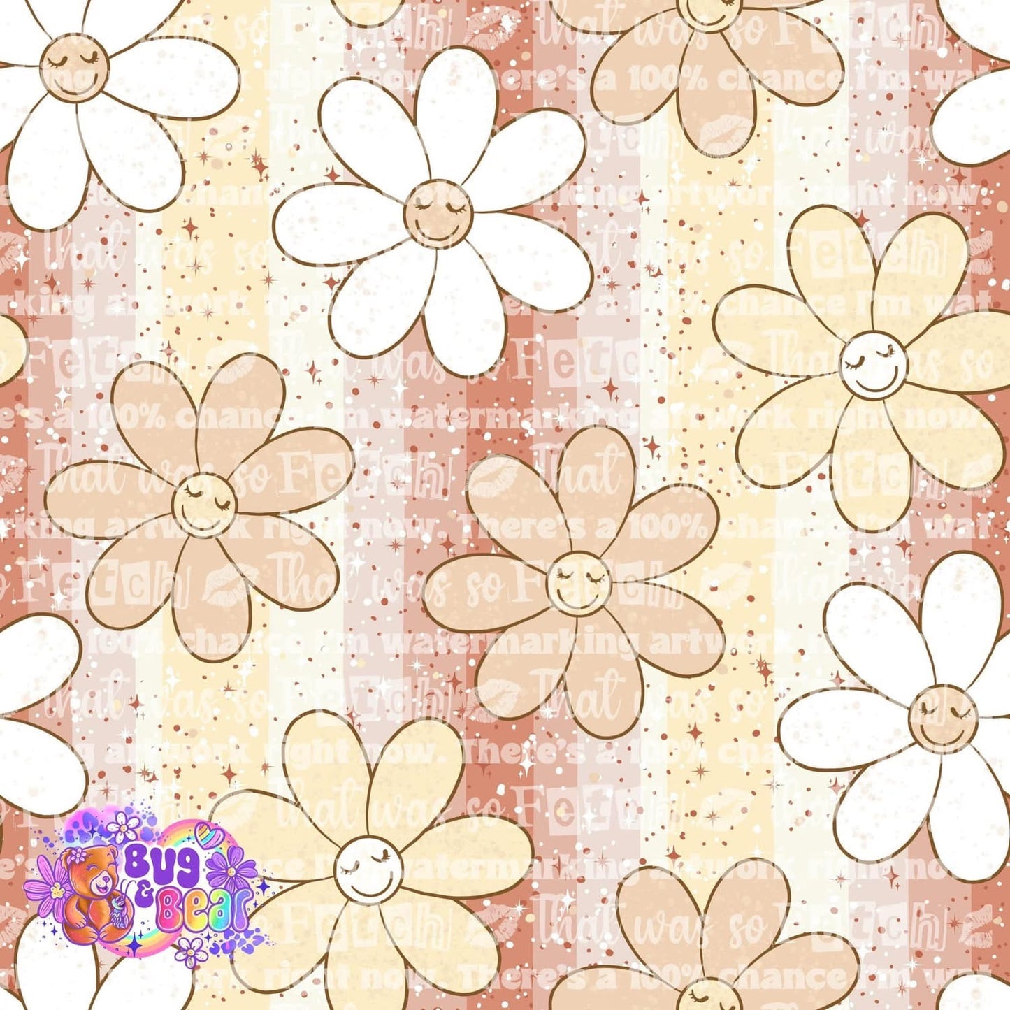 Tan flowers big