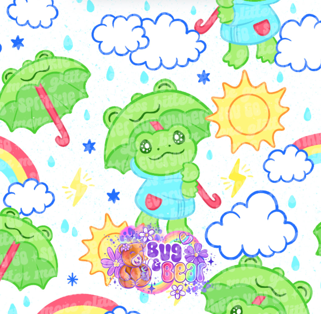 Rainy frogs (pick color)