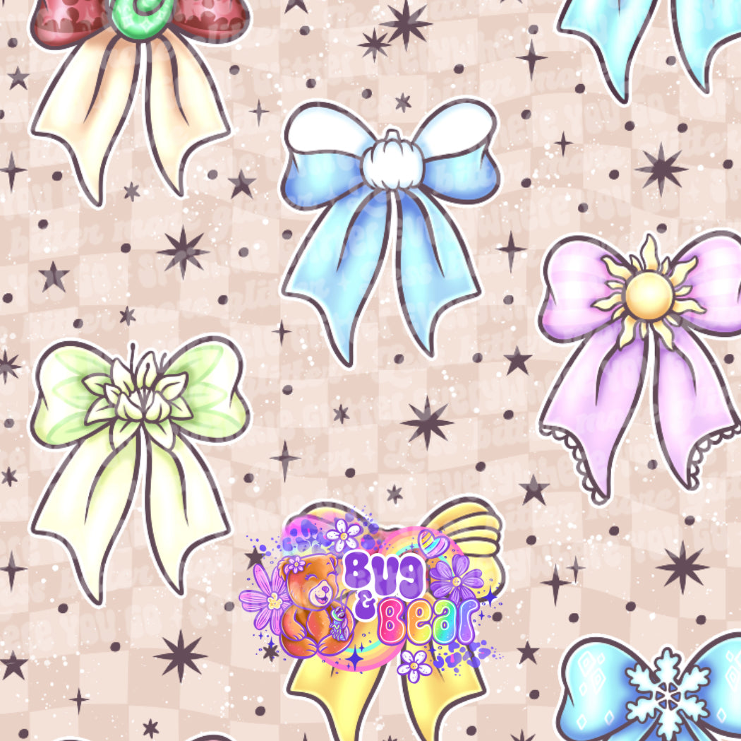 Princess bows (pick a color)