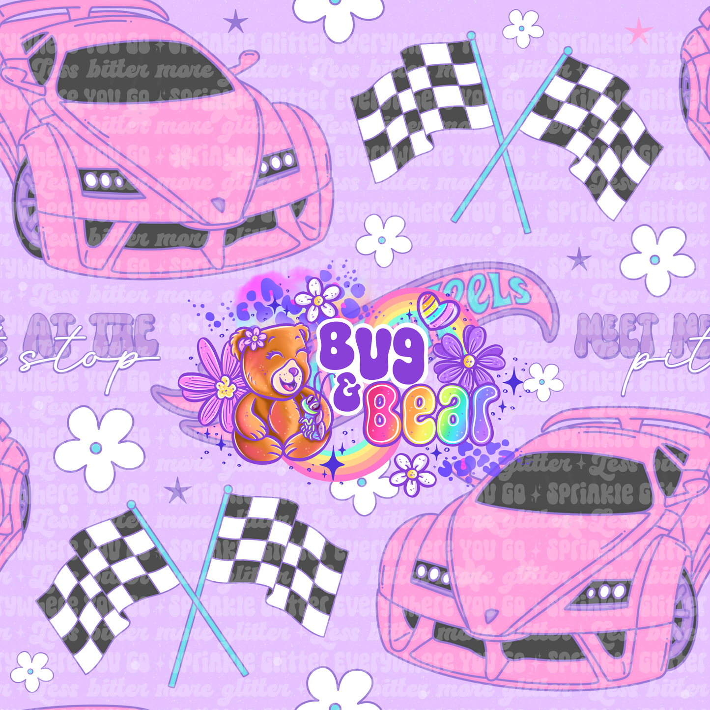 Pink hot car