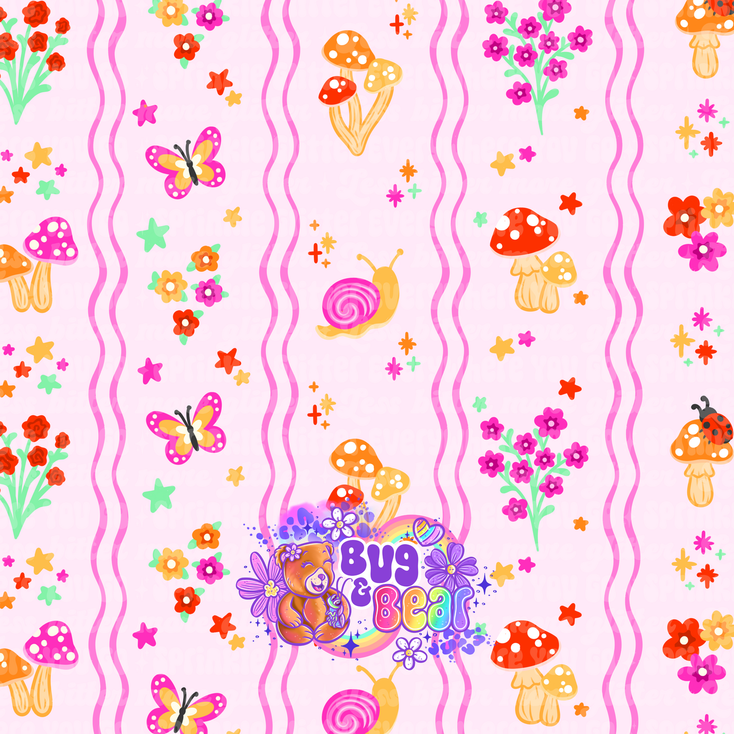 Dainty flower stripes, choose color