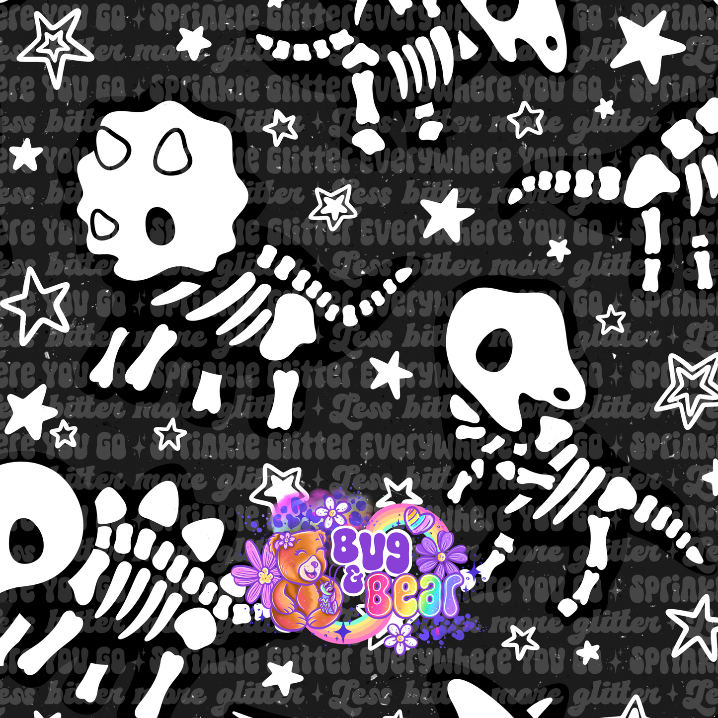 Dino bones, choose color