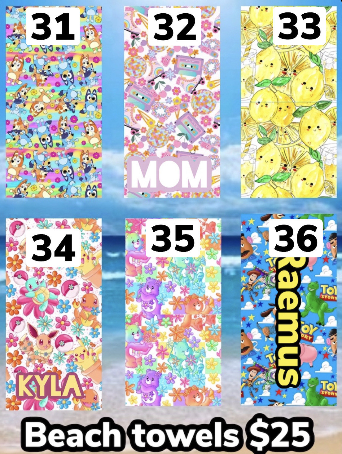 Custom Beach Towel