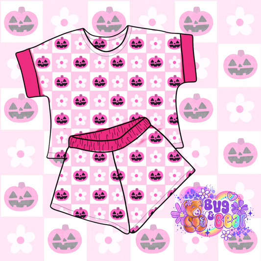 Pink pumpkins