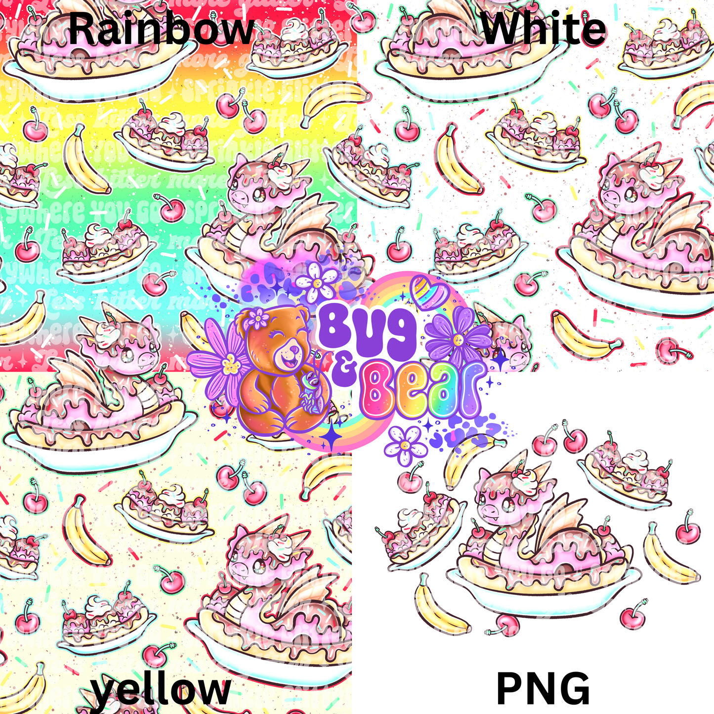 Dragon ice cream (pick color)