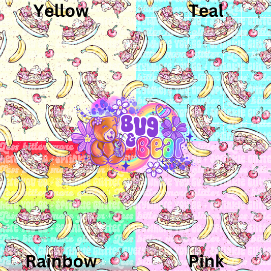 Ice cream split  (pick color)