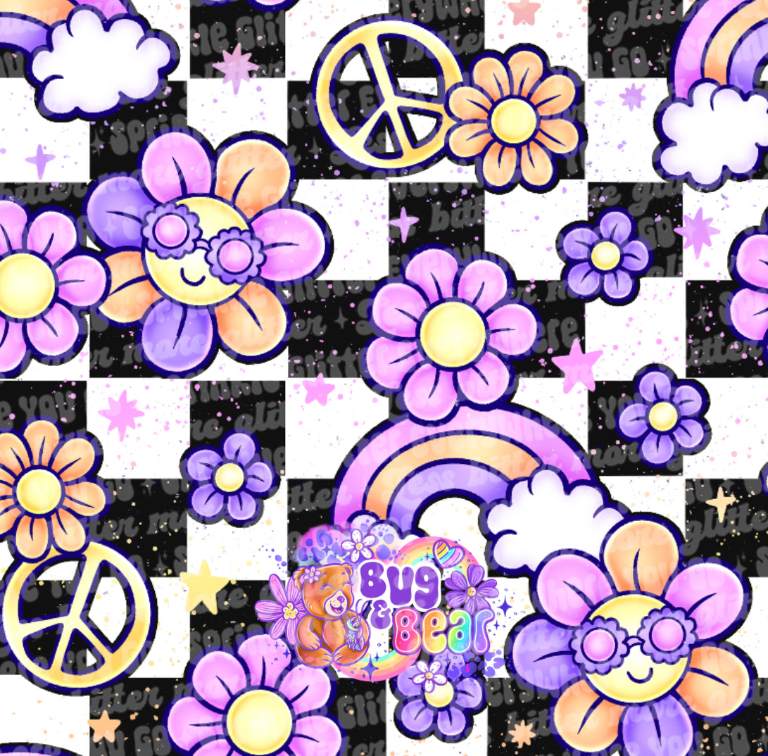 Groovy flowers (pick color)