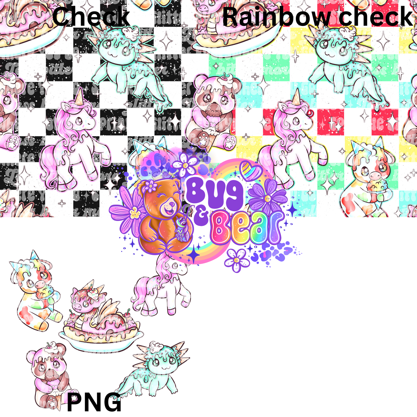 Animal ice cream (pick color)