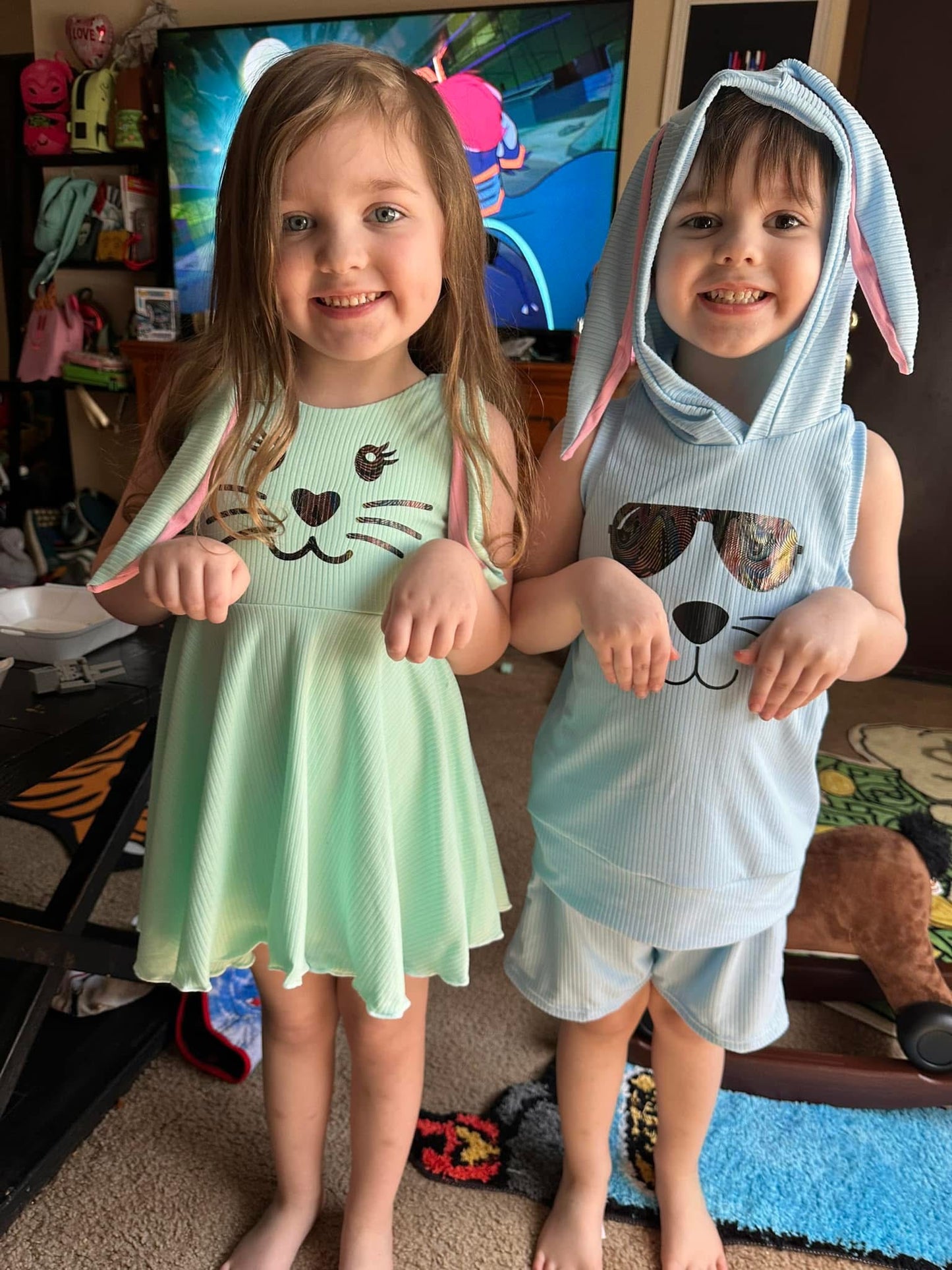 Bunny face solids