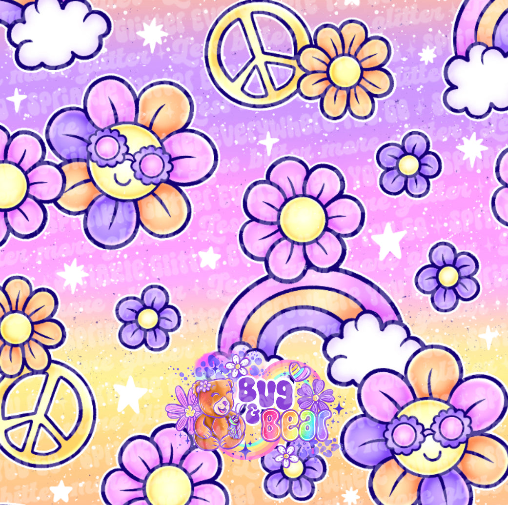 Groovy flowers (pick color)