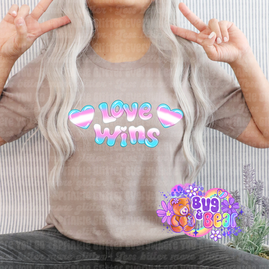 Love wins tee