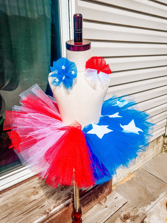 RWB flag tutu