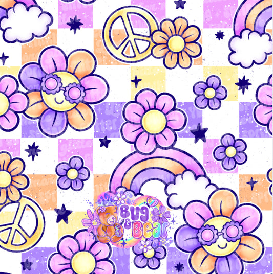Groovy flowers (pick color)