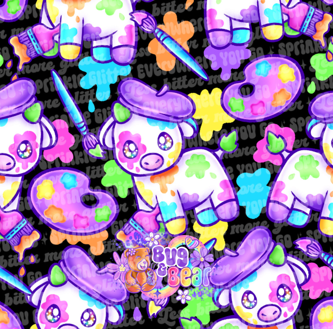 Artsy cows (pick color)