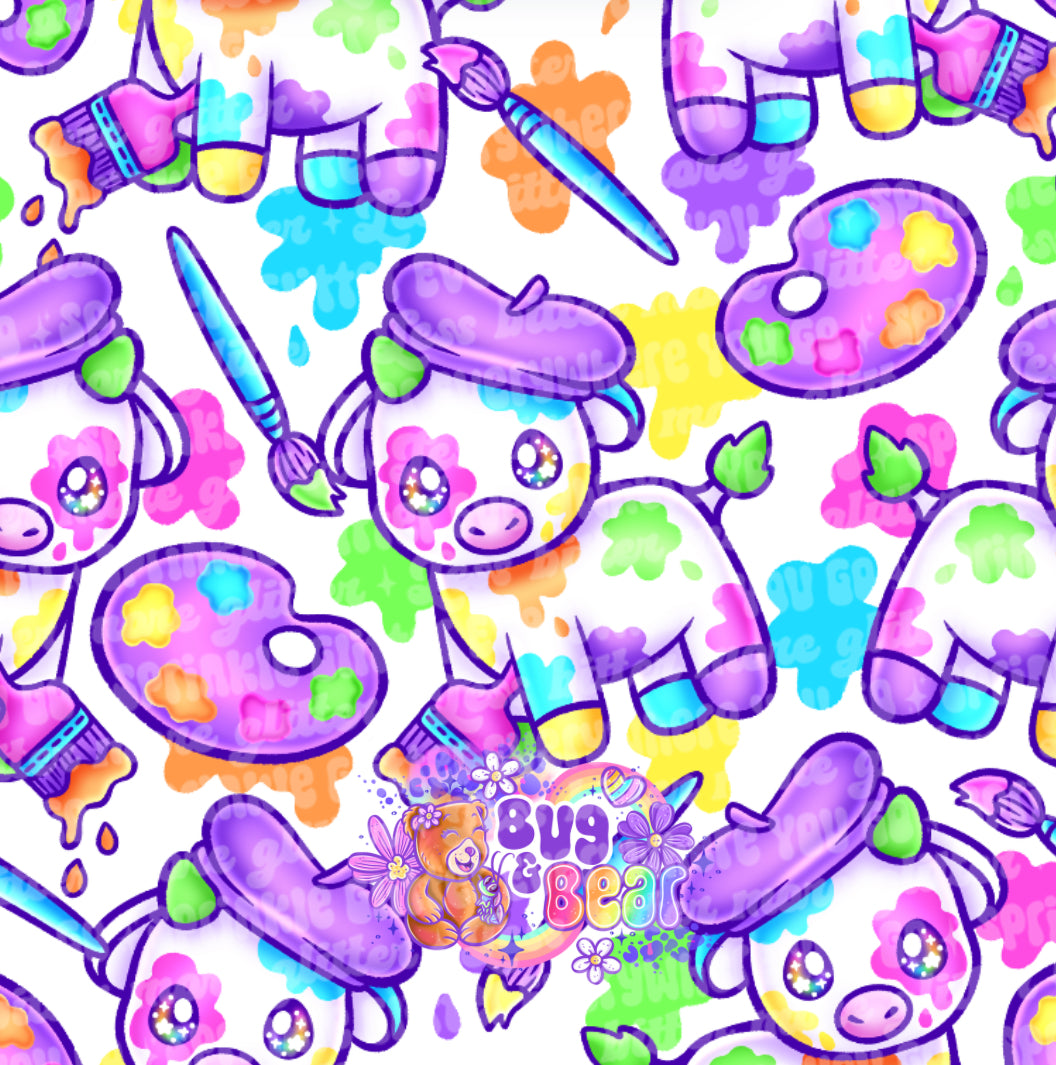 Artsy cows (pick color)