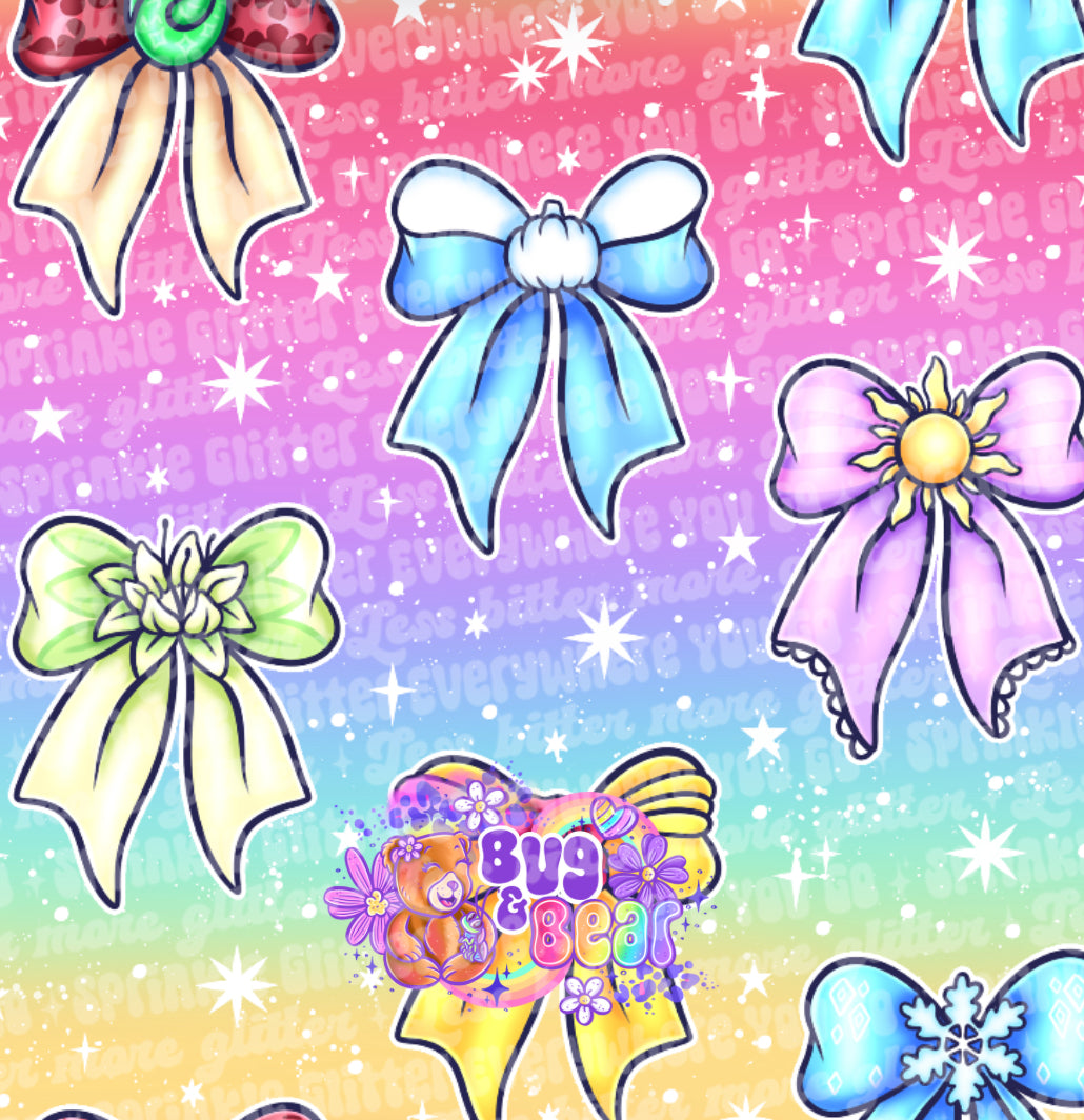 Princess bows (pick a color)