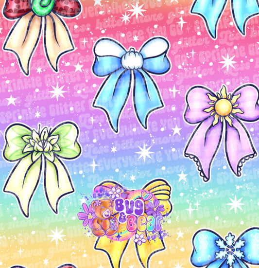 Princess bows (pick a color)
