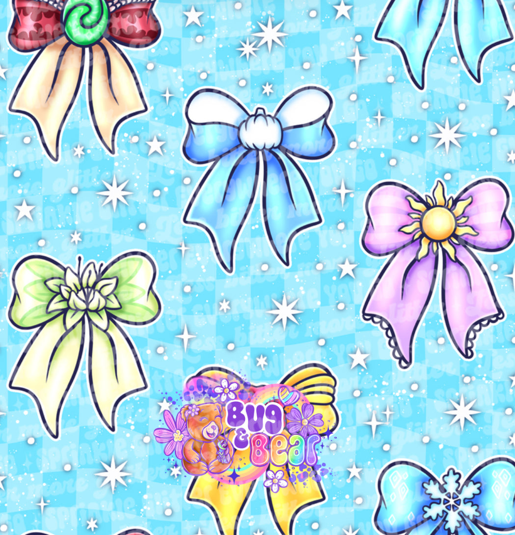 Princess bows (pick a color)