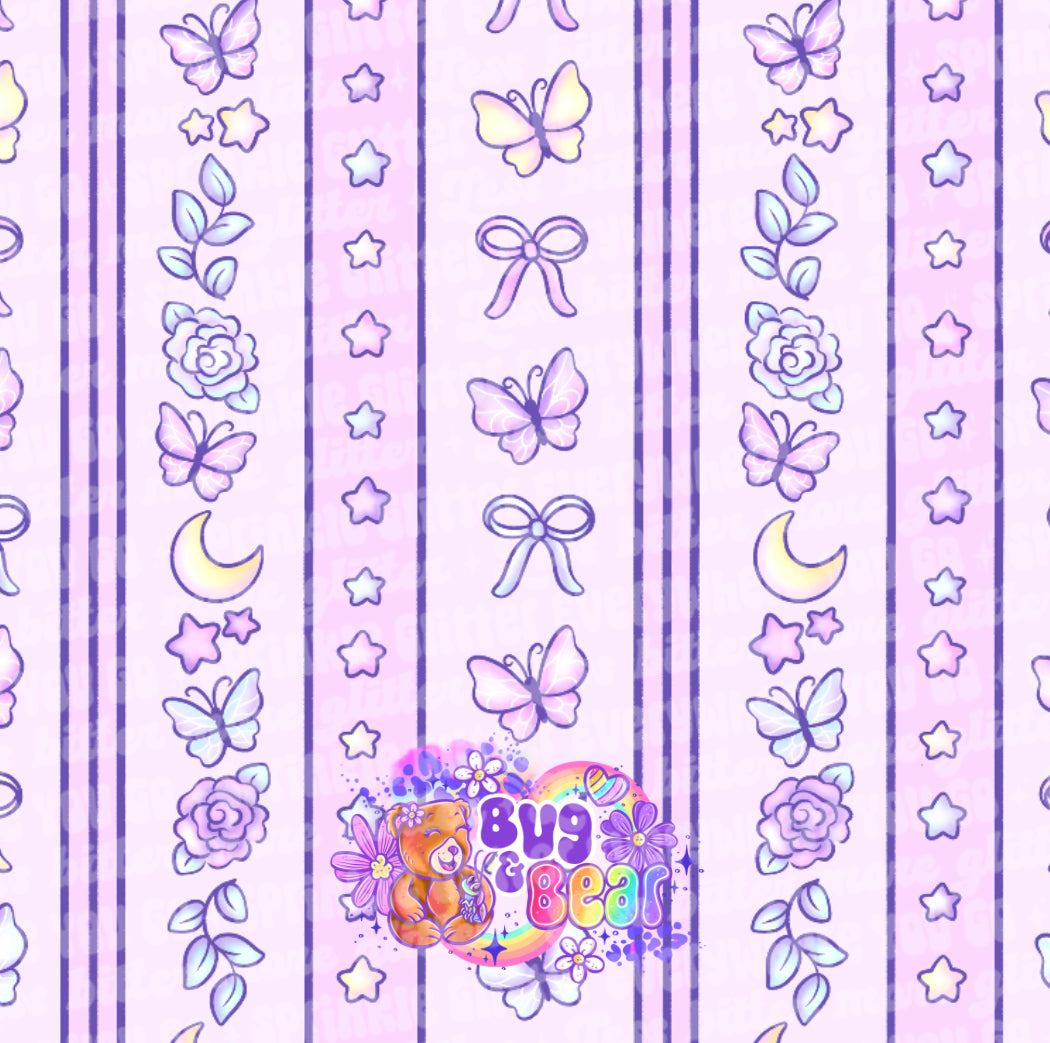 Dainty flower stripes, choose color