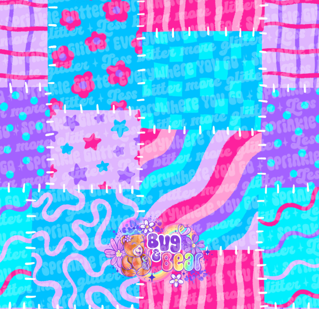 Quilted pattern (pick color)