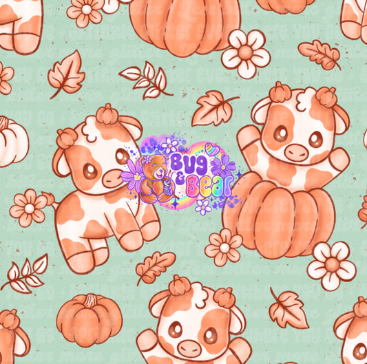 Pumpkin cows