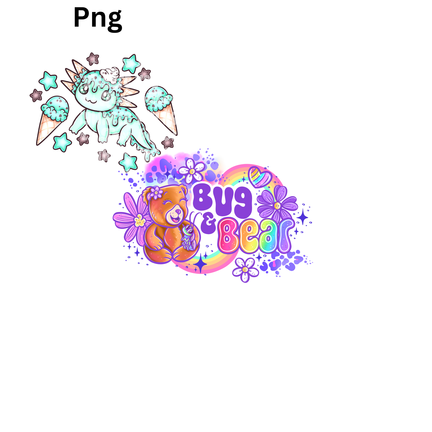 Axoloti ice cream (pick color)