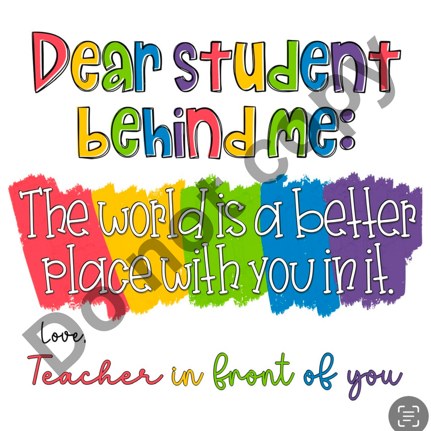 BTS dear student love teacher