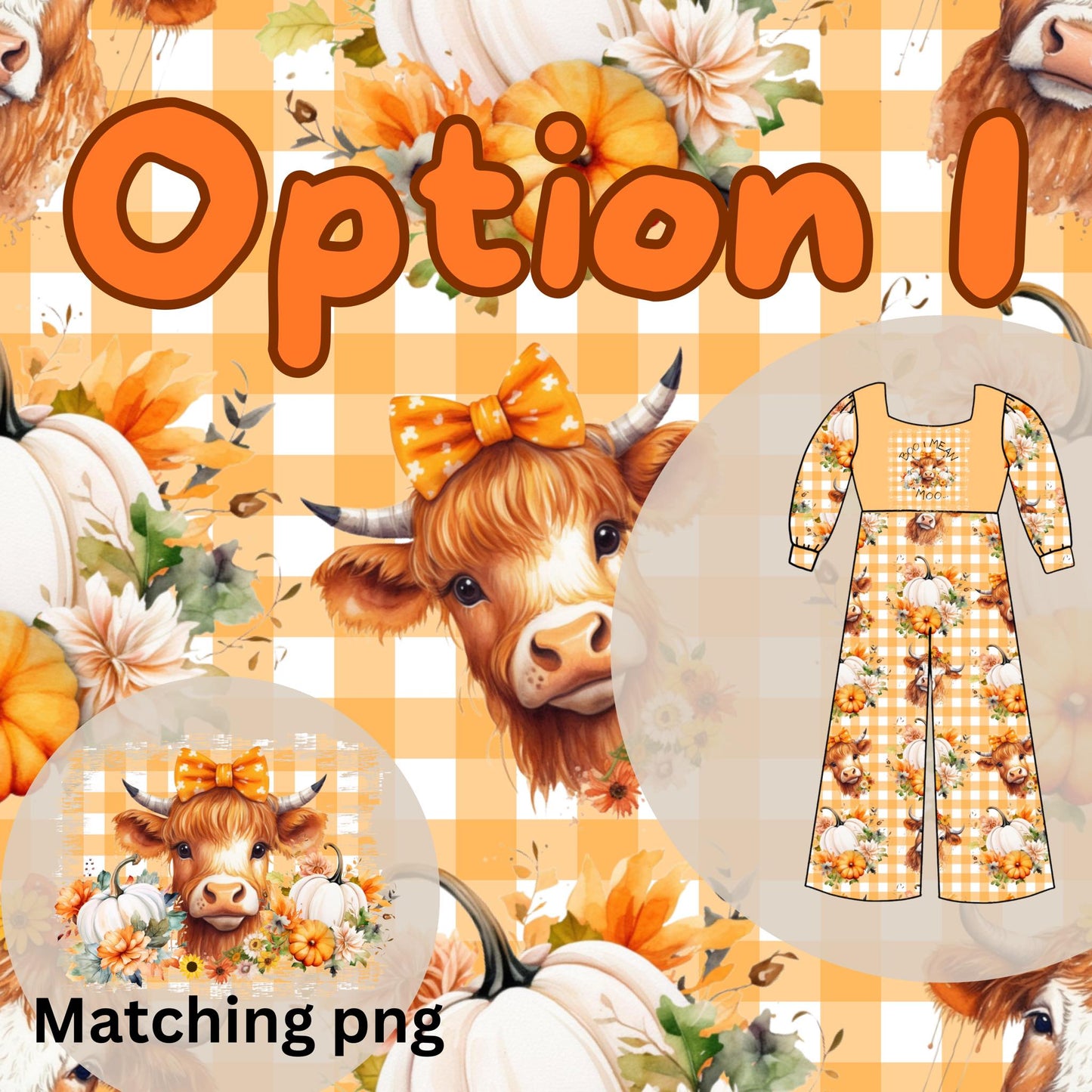Fall cows (multiple options)