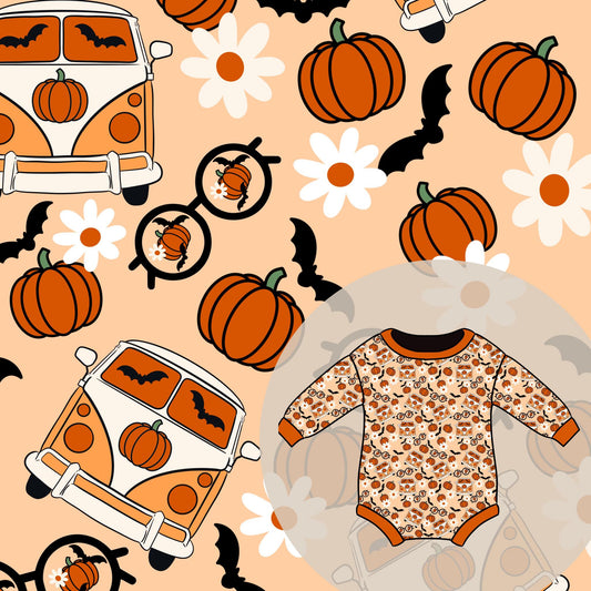 Fall hippie van