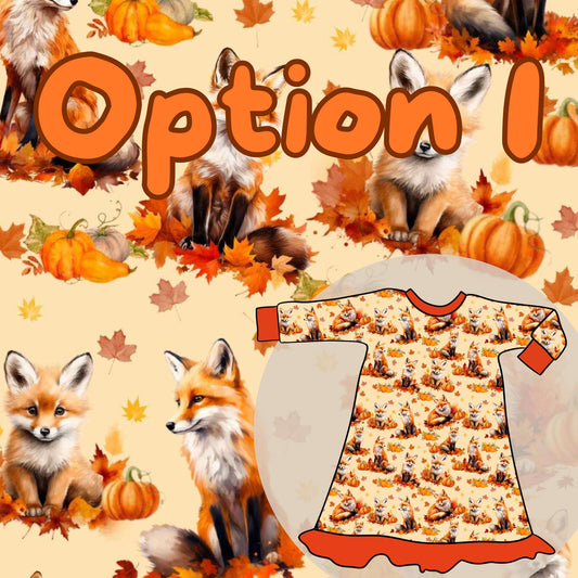 Fall animals(multiple options)