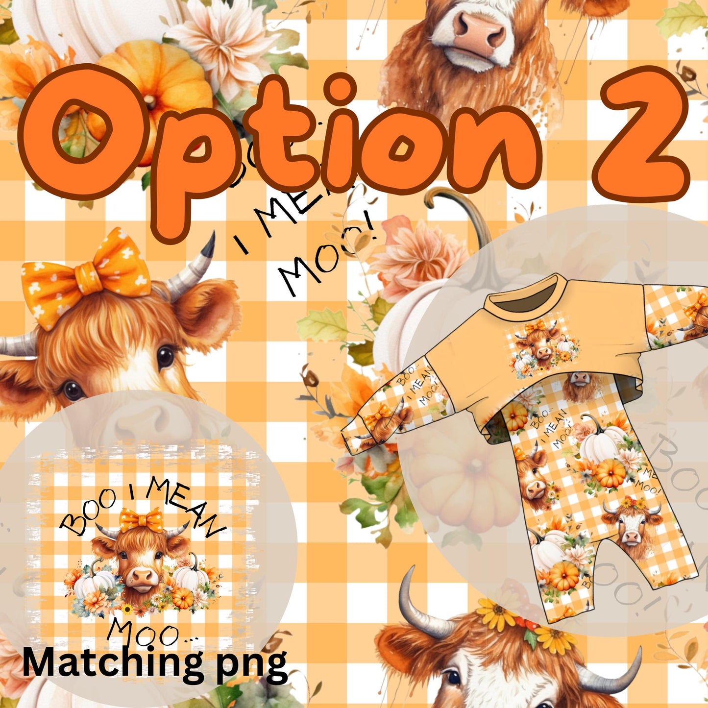 Fall cows (multiple options)