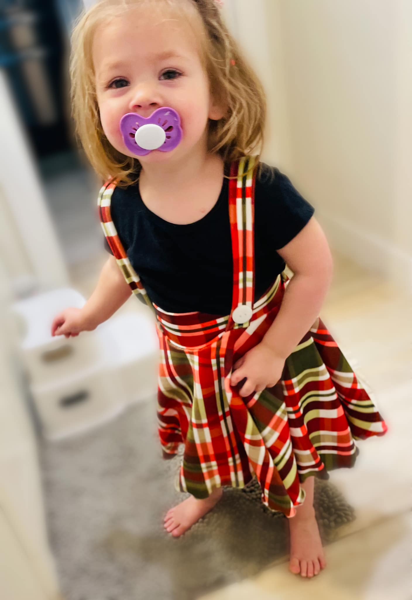 Suspender dress