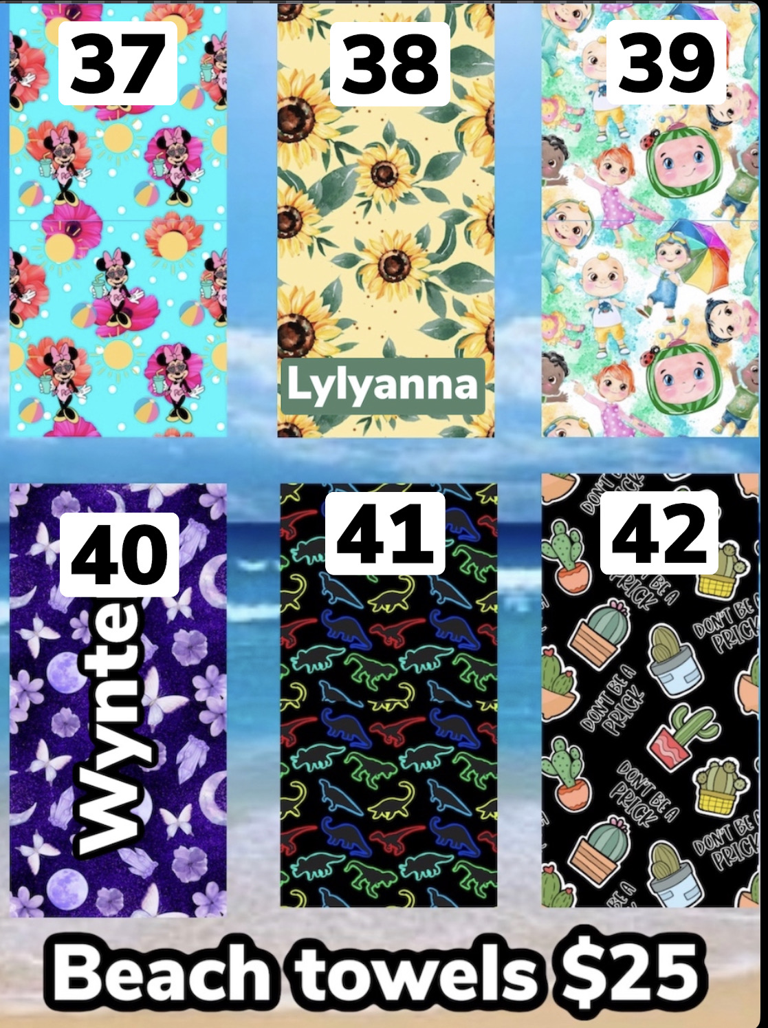 Custom Beach Towel